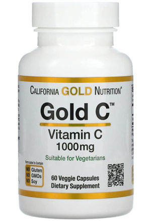 California Gold Nutrition Gold C, Vitamina C, 1000 mg,