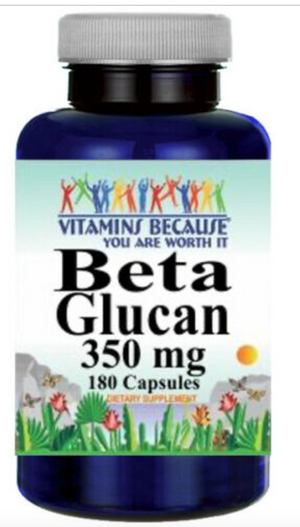Beta Glucan 350mg 180 capsules