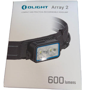 Oligth Array 2- Compact and practical rechargeable headlamp- 600 Lumens