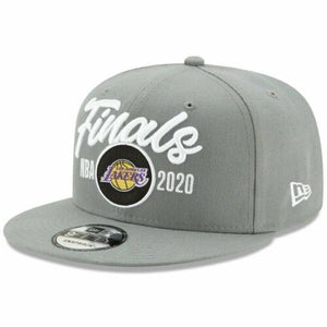 122 - NBA - New Era Fits- Boné cinza Lakers - Finals 2020 - estilo Snapback - Tamanho para adultos