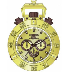 Invicta Subaqua Chronograph Quartz Gold Dial Men's Pocket Watch - 34691