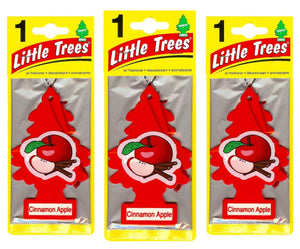 Go Box - Aromatizante para carro - Little Trees (Cinnamon Apple) 24 UNIDADES