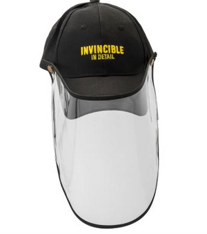 Invicta Invincible In Detail Adjustable Hat W/ Removable Face Shield