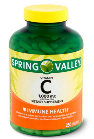 Spring Valley Vitamin C Supplement -50 % por data de validade