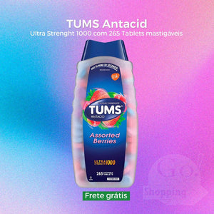 Tums Ultra Strength Assorted Berries Antacid Tablets, 265 ct PROMO FRETE GRATIS