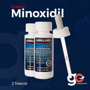 Minoxidil Kirkland 5% - Kit com 02 Frascos (2 meses tratamento) - frete incluso