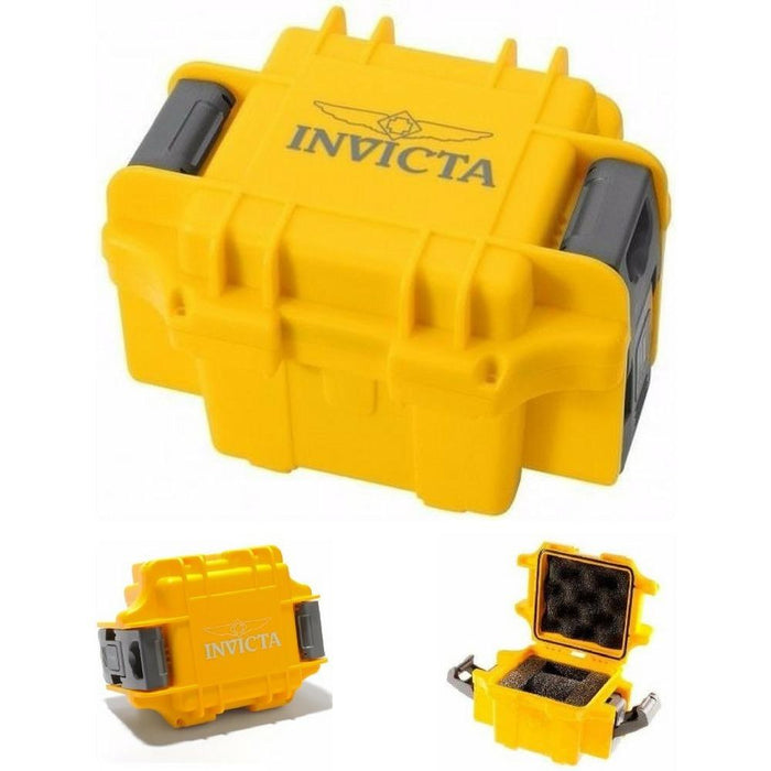 Maleta Invicta Watch Collector Box P/1 Relógio! Ipm10 amarelo