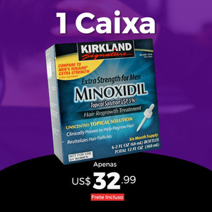Minoxidil Kit 1 Caixa $ 32.99 - com "FRETE INCLUSO"